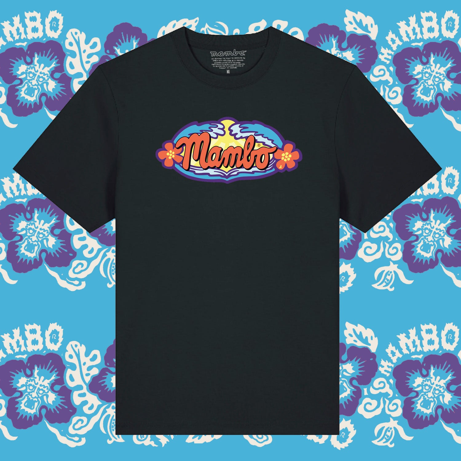 Mambo 'Hawaii Logo' T-Shirt - Black | ®Official Mambo Clothing Store