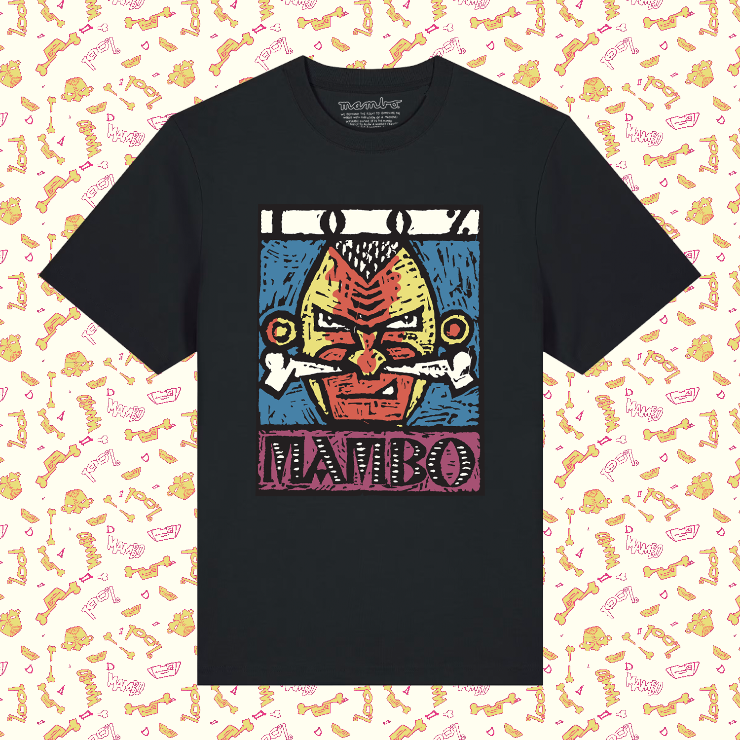 Mambo 'Bones' T-Shirt - Black