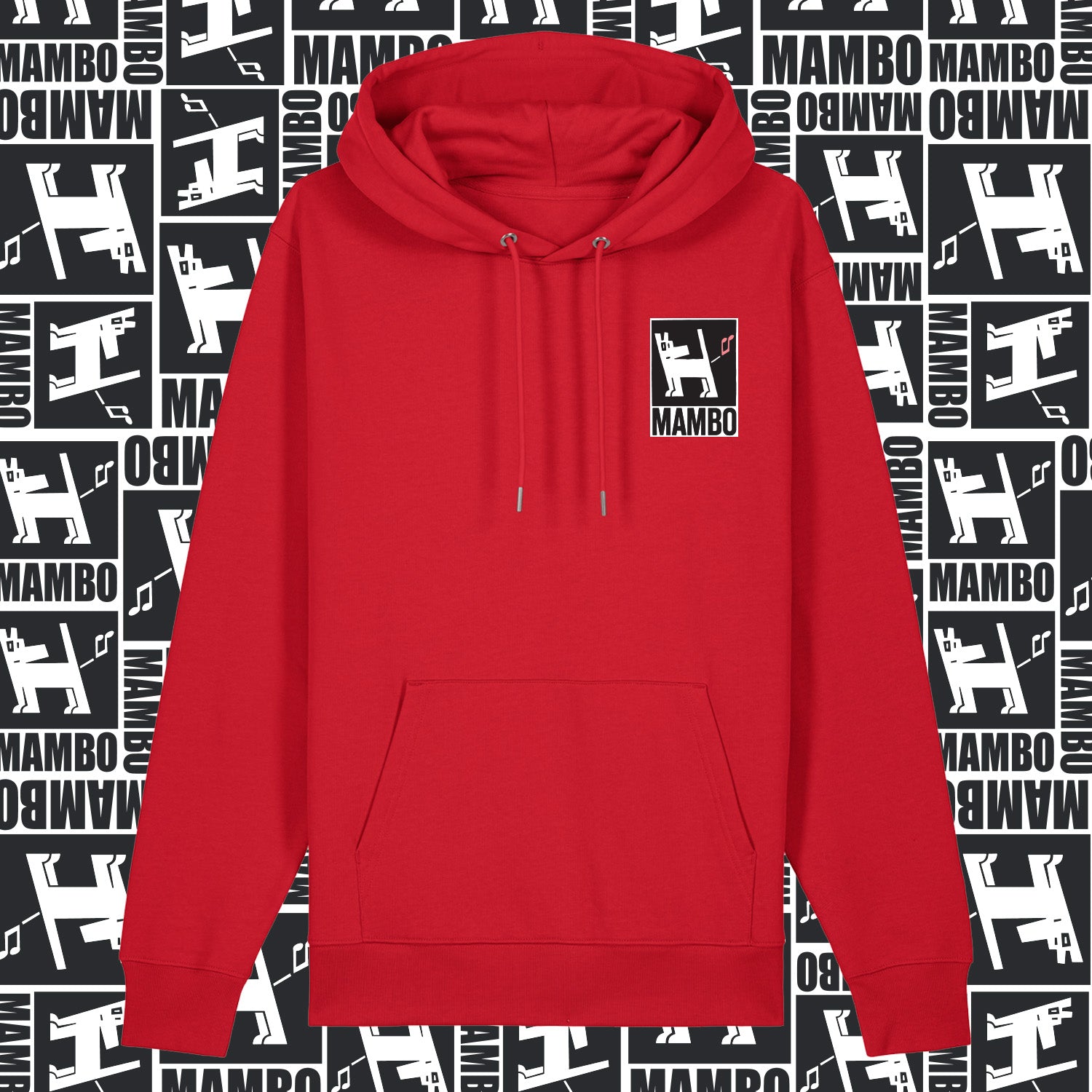 Mambo 'Farting Dog' Hoodie - Red