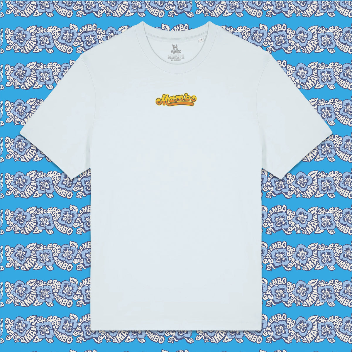 Cruiser t-shirt in Blue Ice — garment front