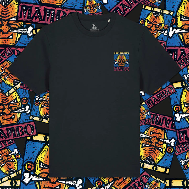 Bones t-shirt in Black — garment front