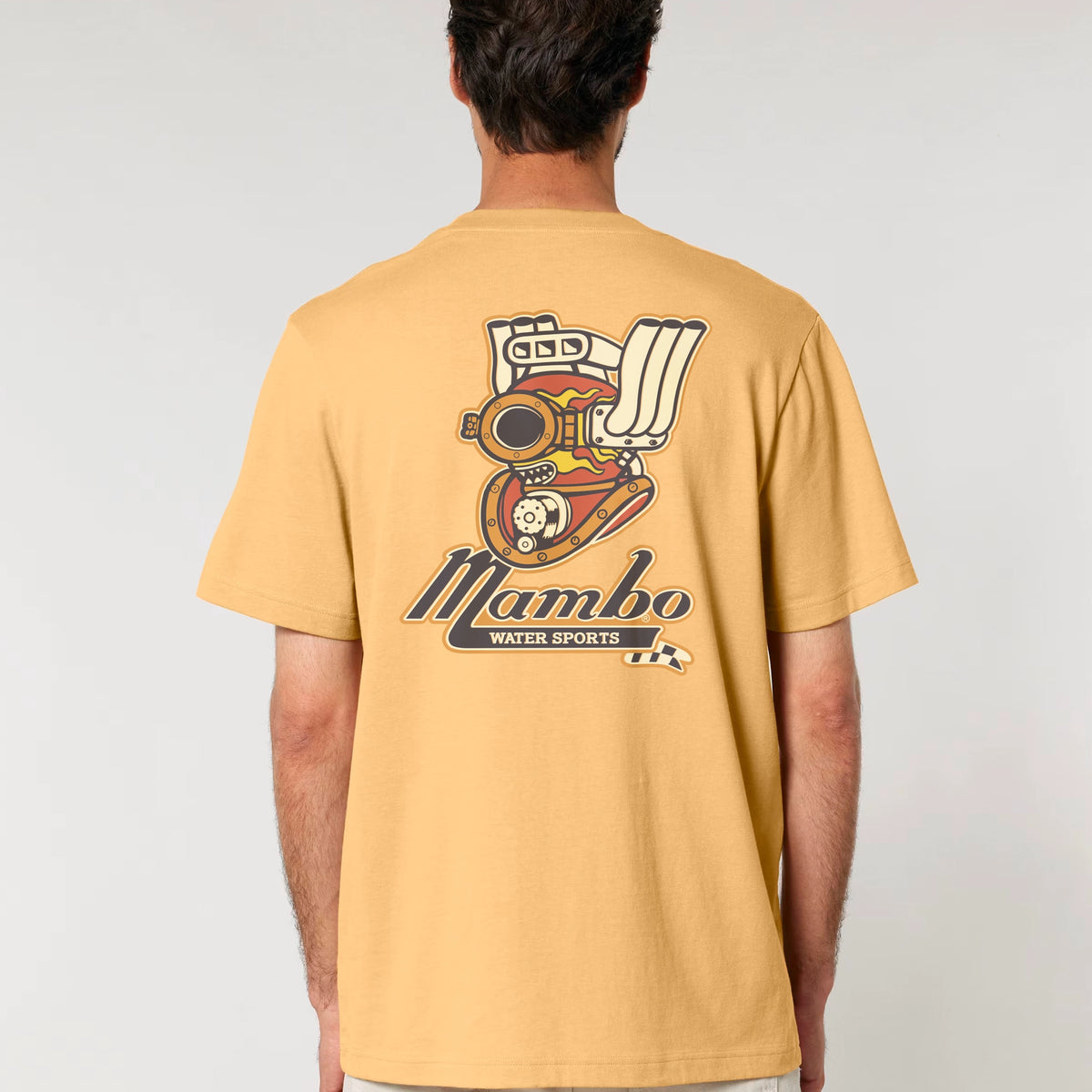 Water Sports t-shirt in Nispero — model back