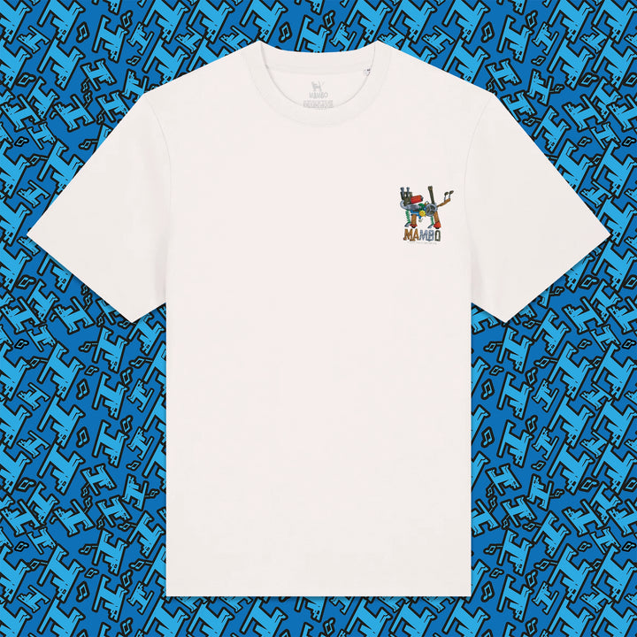 Mechanical Dog t-shirt in Off White — garment front