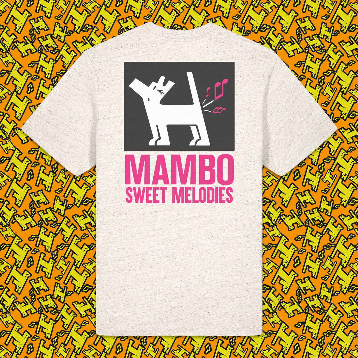 Sweet Melodies t-shirt in Eco Heather — garment back