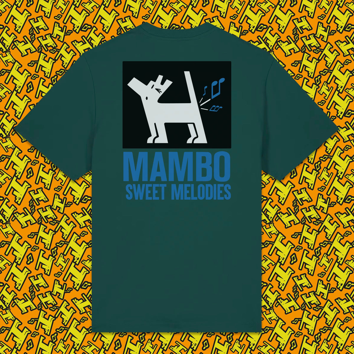 Sweet Melodies t-shirt in Glazed Green — garment back