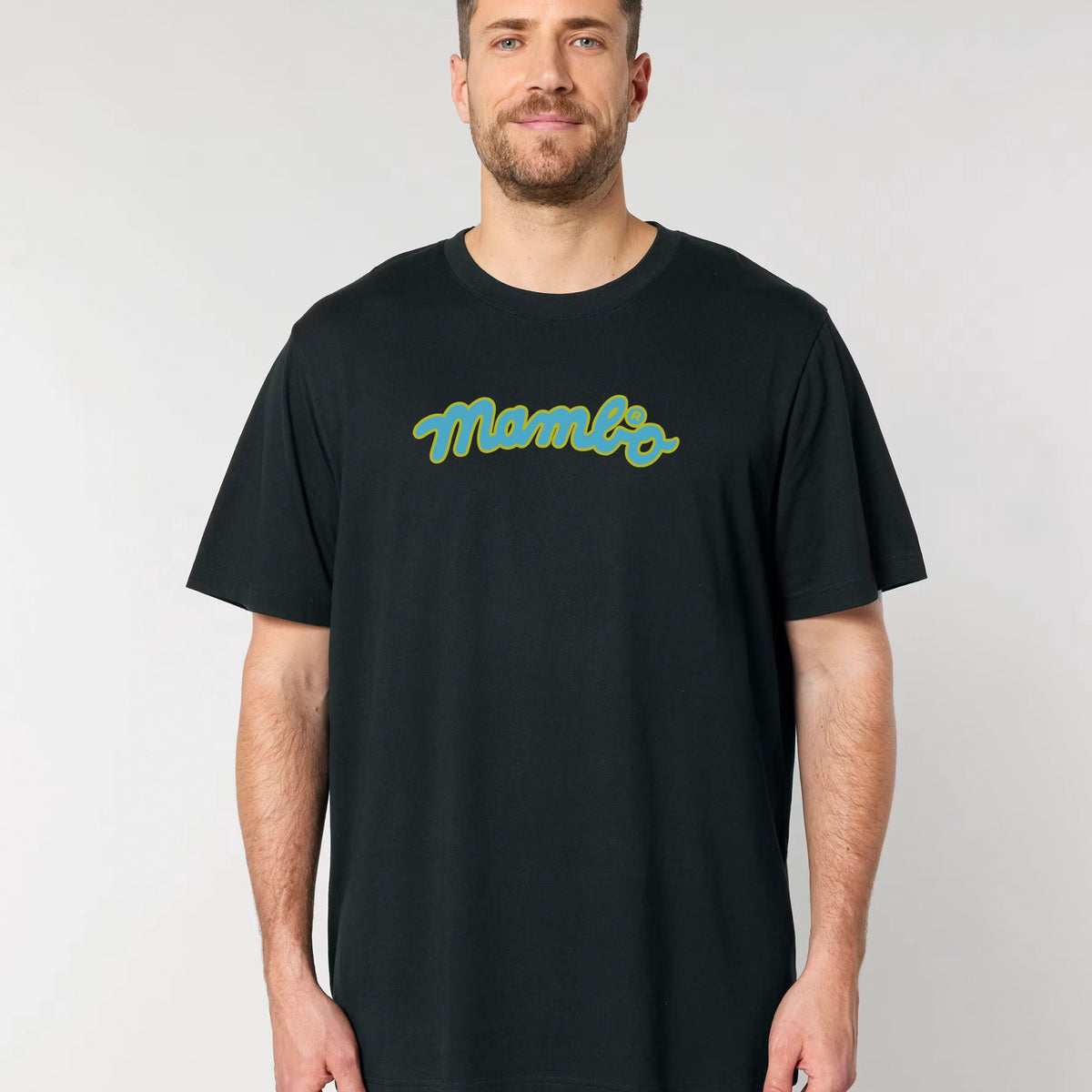 Flow Logo t-shirt in Black — model front