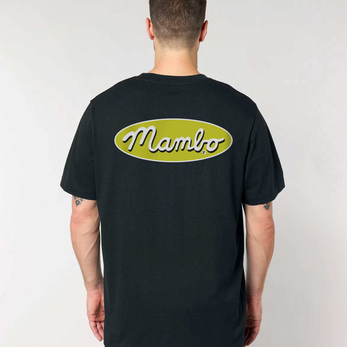 Core Logo t-shirt in Black — model back