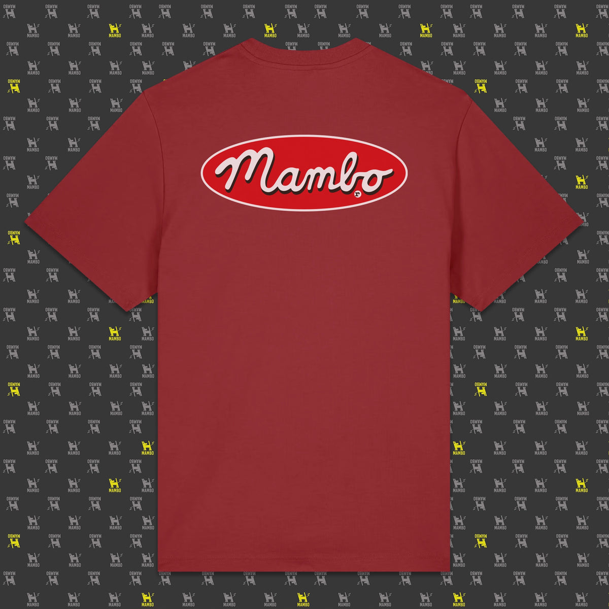 Core Logo t-shirt in Red Earth — garment back