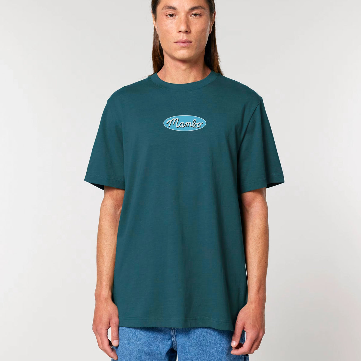 Core Logo t-shirt in Stargazer — model front