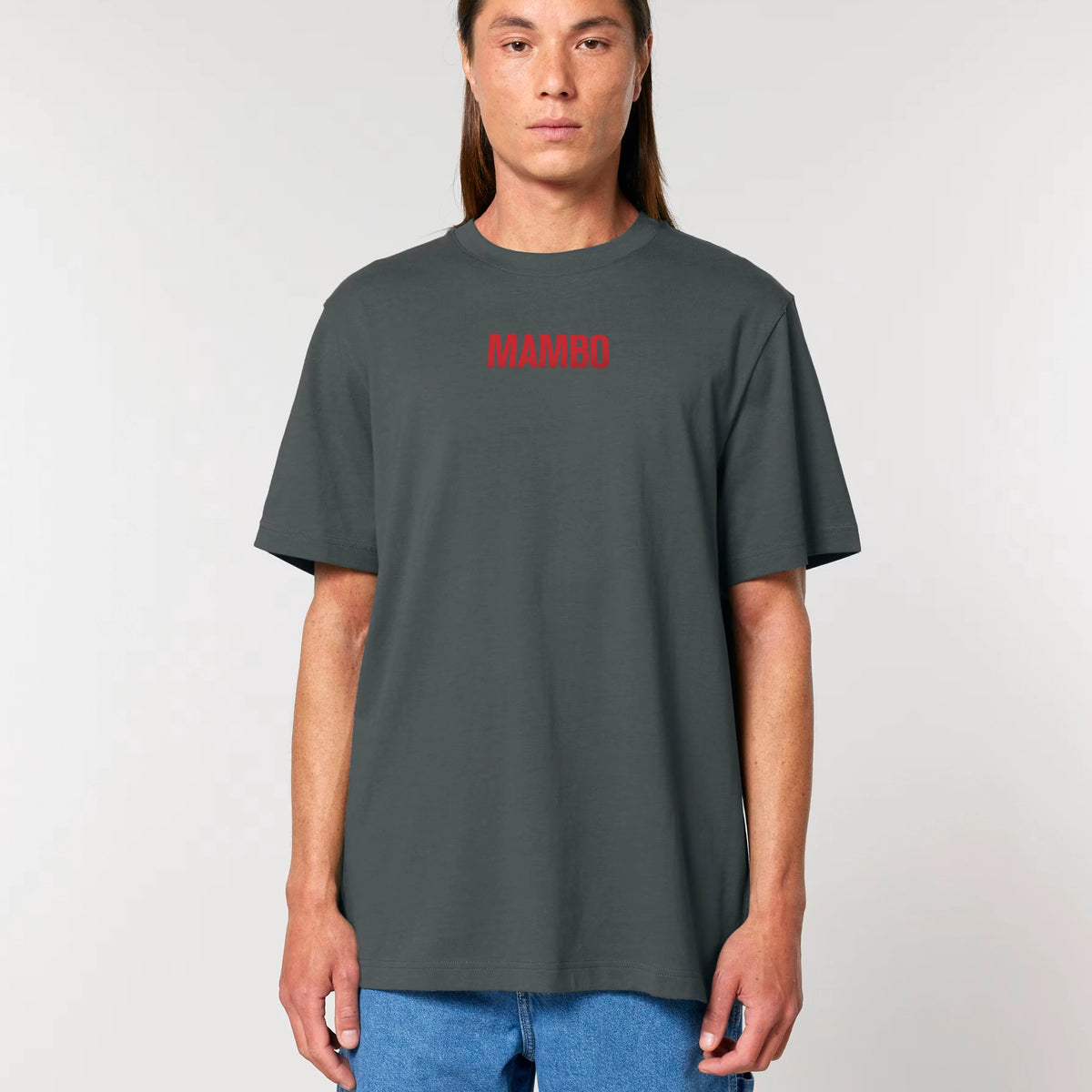 All Things Must Pass t-shirt in Anthracite — model front
