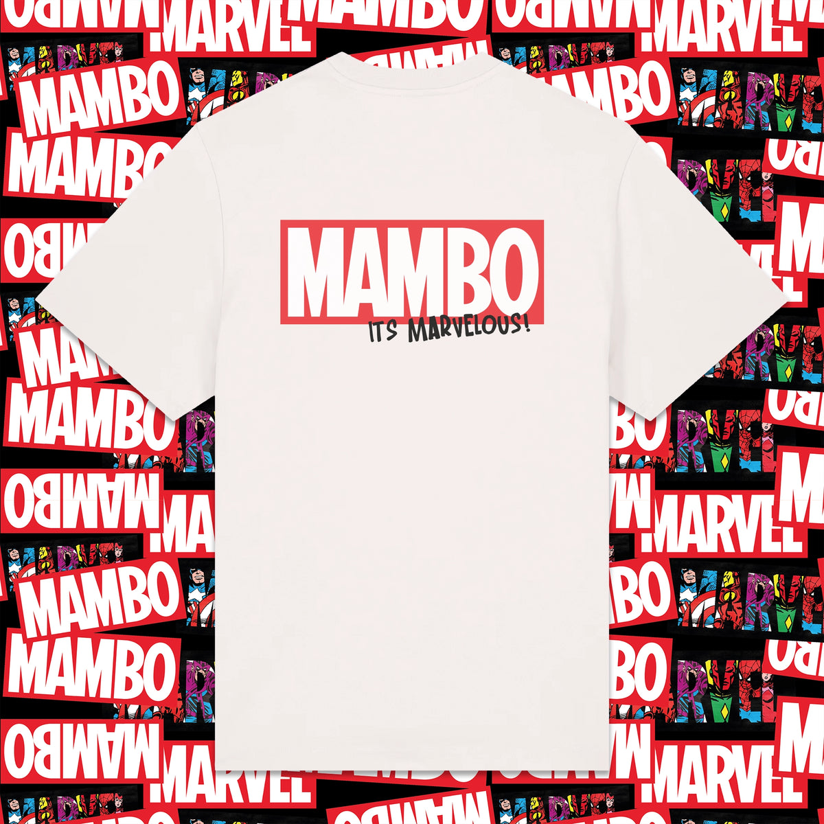 Marvelous t-shirt in Off White — garment back