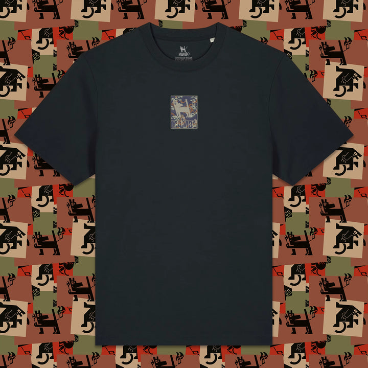 Dragon Dog t-shirt in Black — garment front