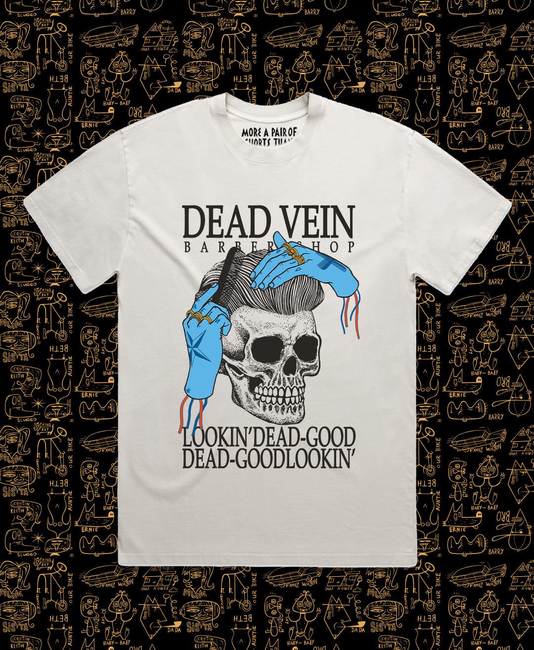 Barber Shop - Dead Vein - Heavy Faded Tee