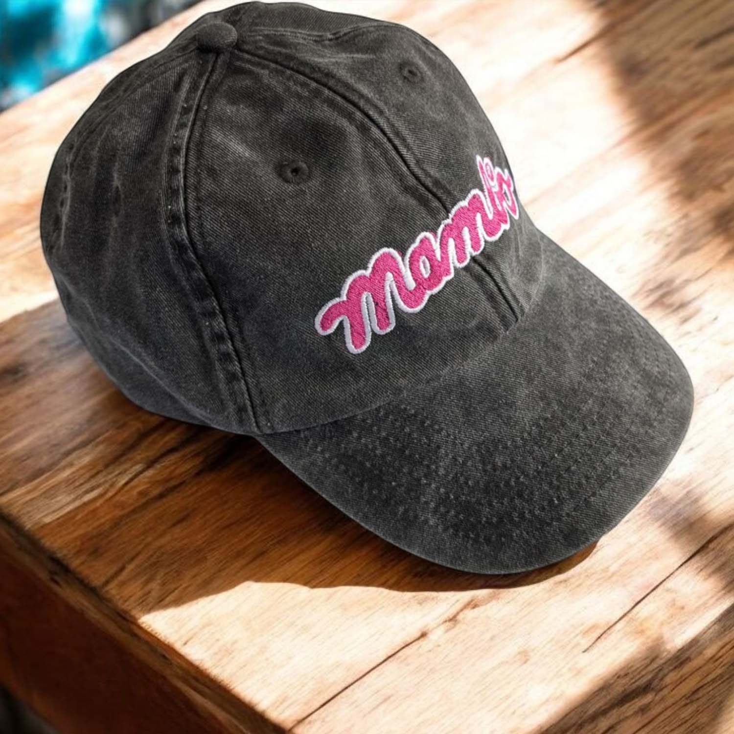 Mambo 'Flow Logo' Dad Cap - Washed Black