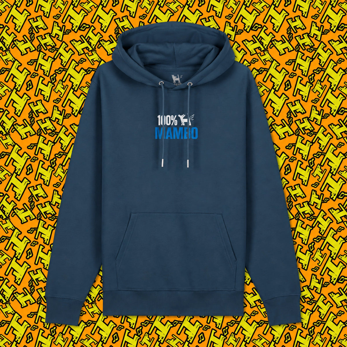 Sweet Melodies hoodie in Deep Teal — garment front