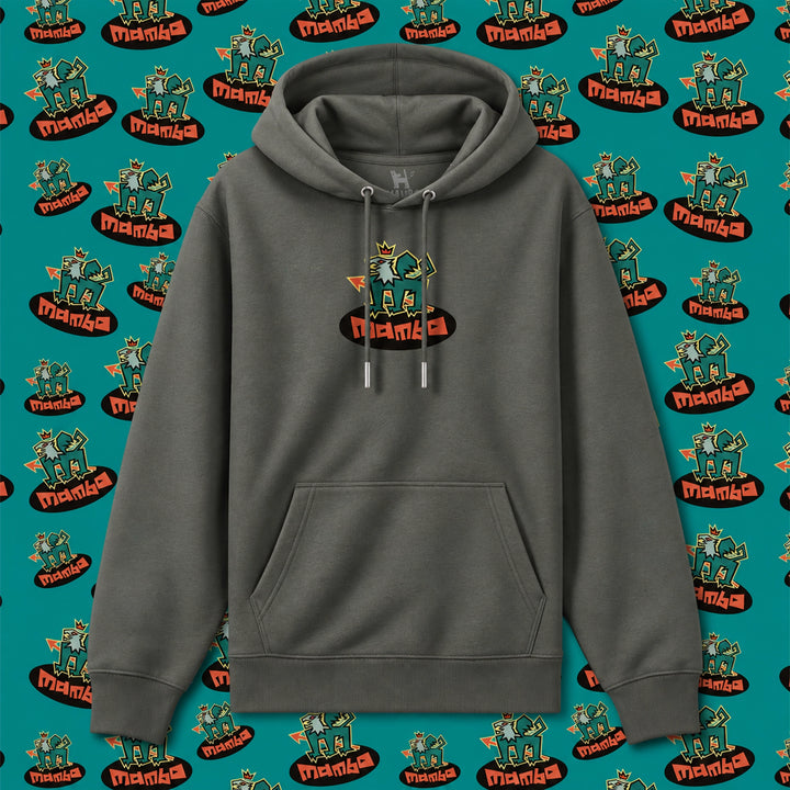 Griffin hoodie in Khaki — garment front