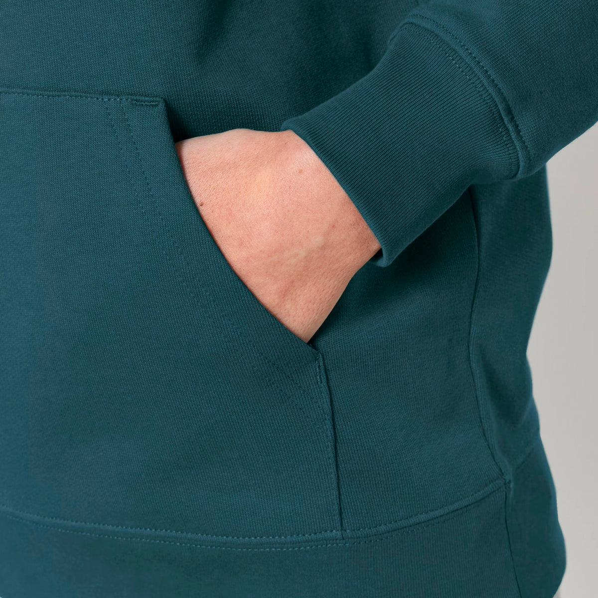 Farting Dog hoodie in Stargazer — detail front
