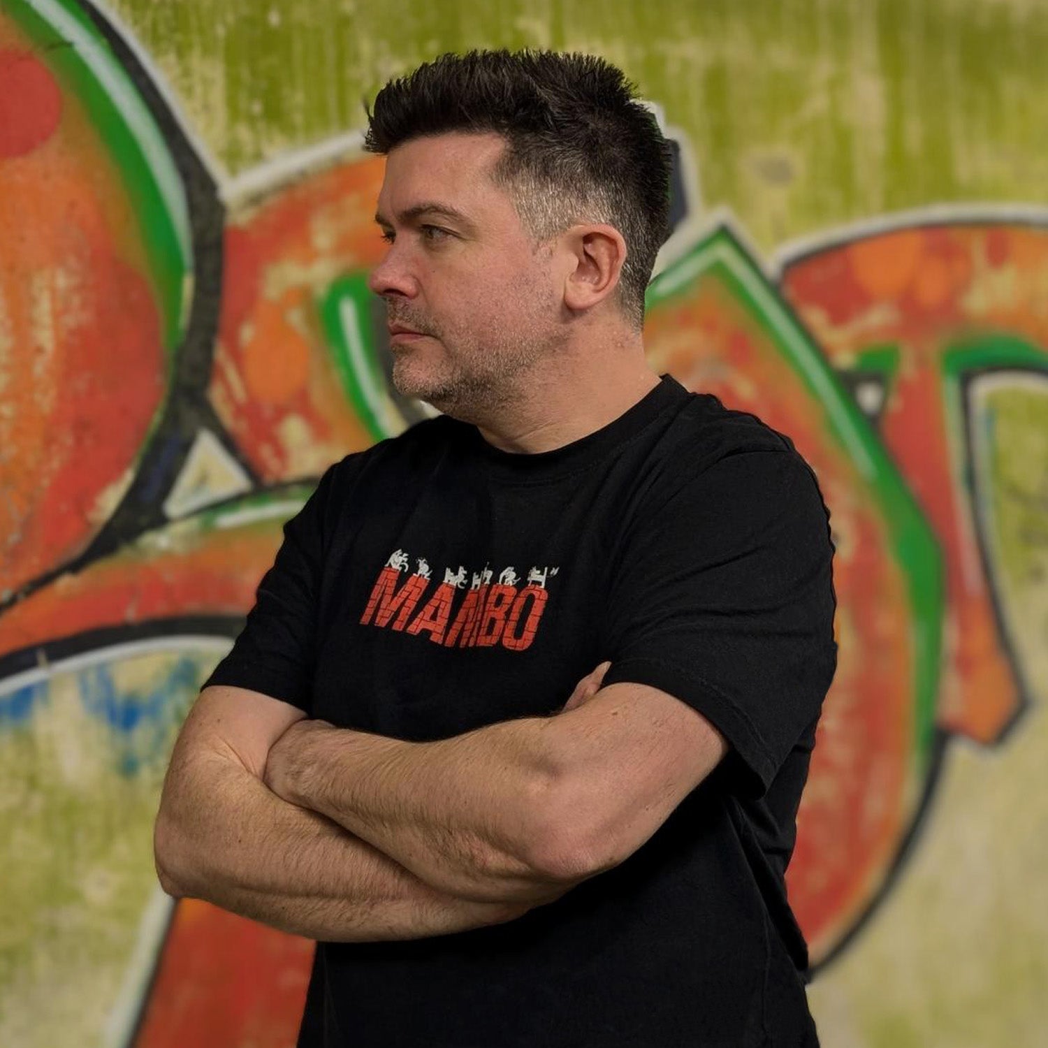 Mambo 'Line Up' T-Shirt - Black