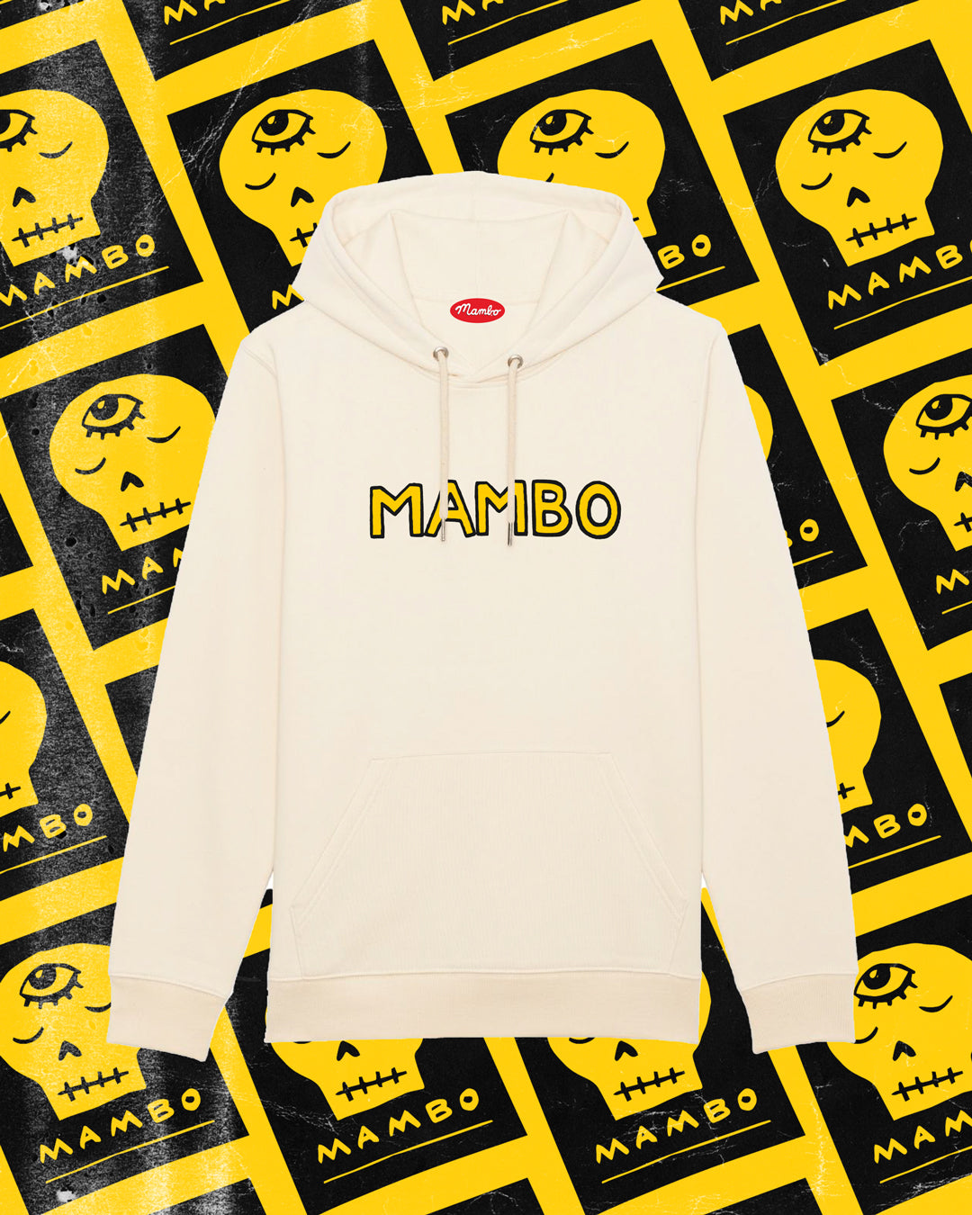 Mambo Third Eye Hoodie - Natural Raw