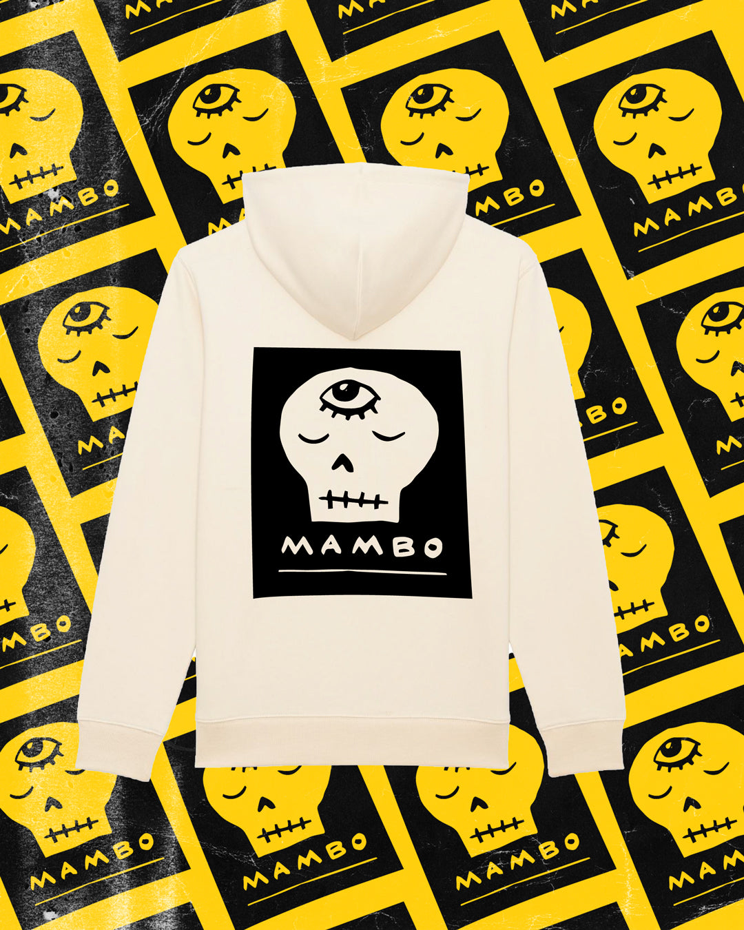 Mambo Third Eye Hoodie - Natural Raw