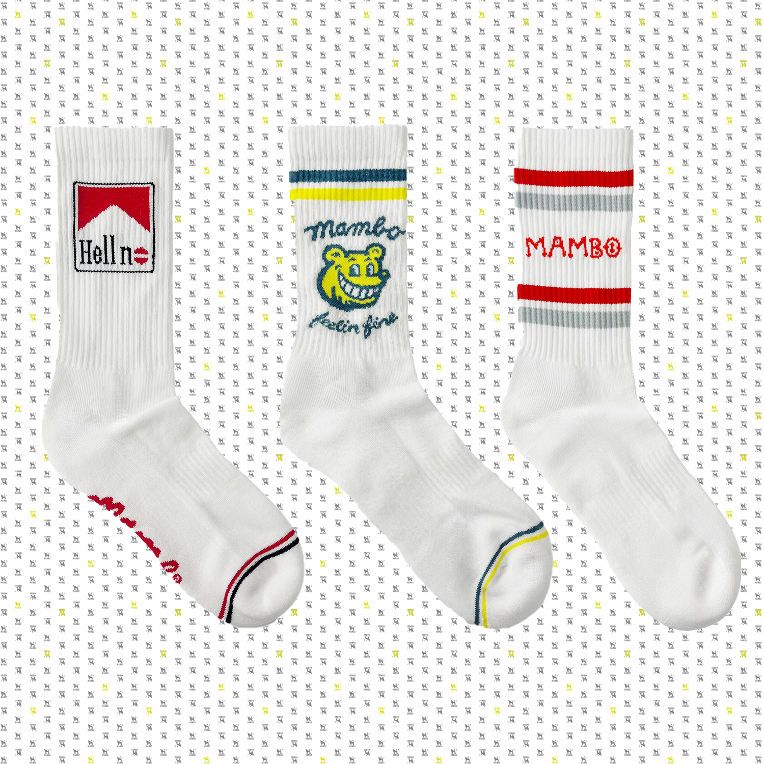Mambo 'Toe-tal Package' Crew Socks Set - Mambo