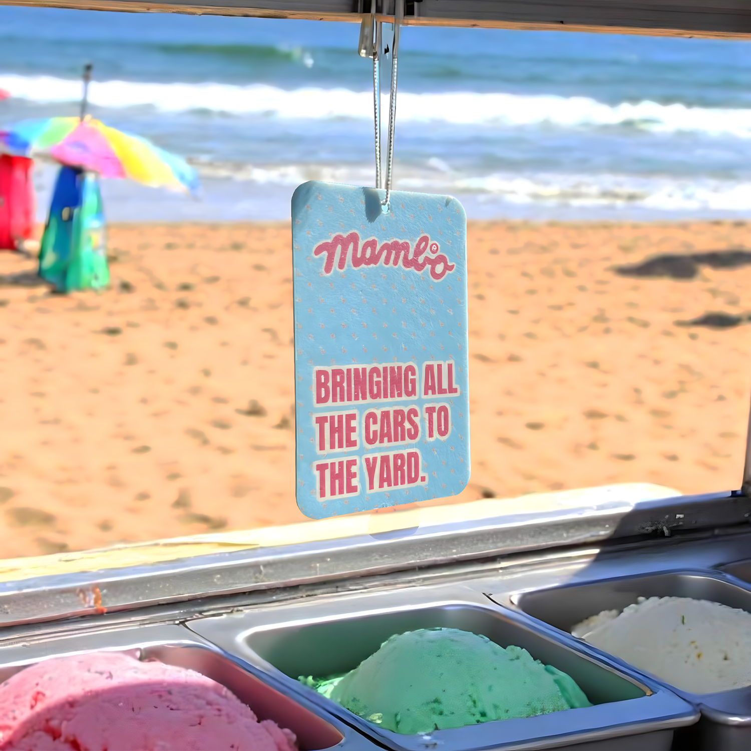 Mambo 'Udderly Vanilla' Car Air Freshener - Mambo