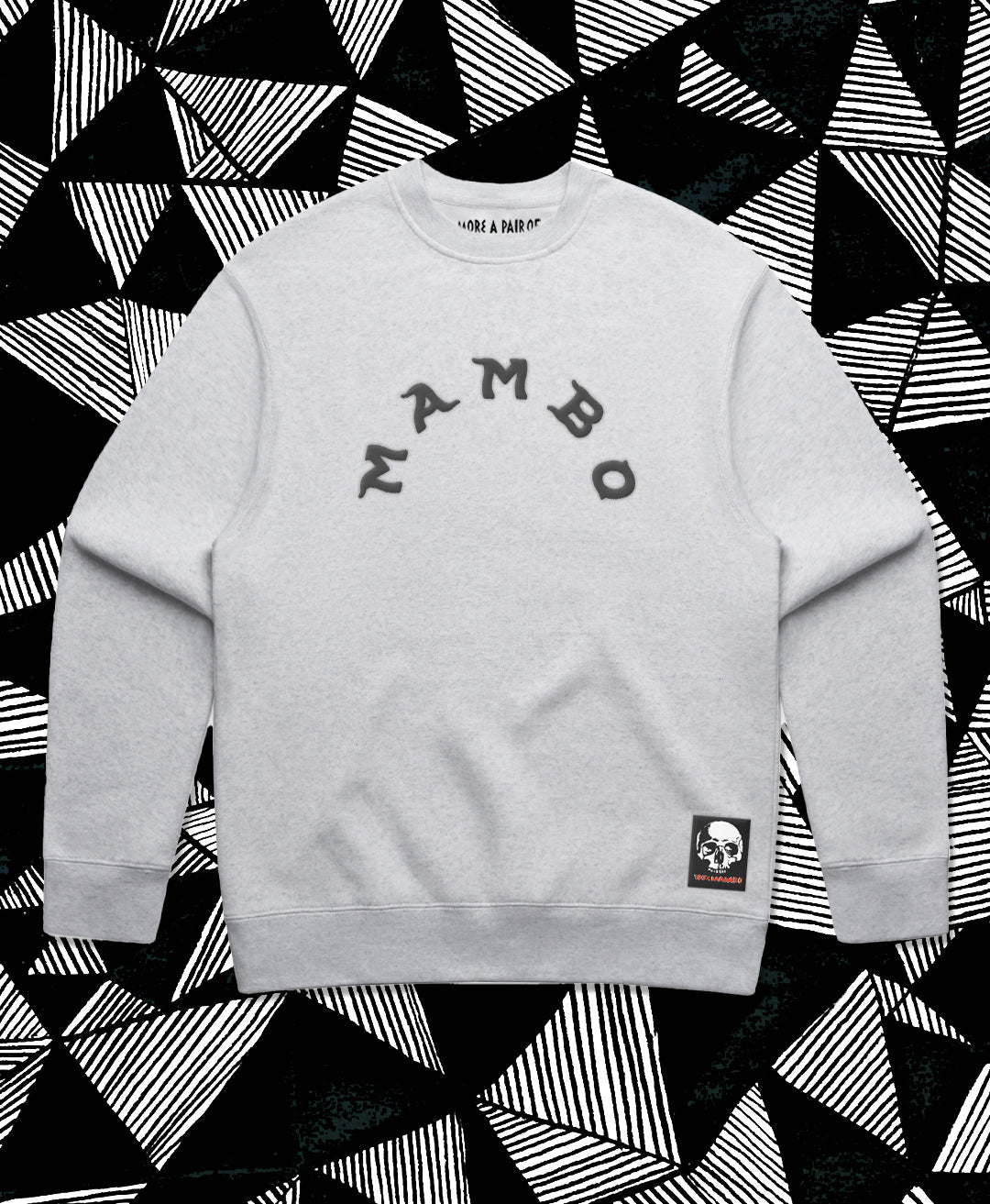 Mambo Embroidered Logo Relaxed Crewneck