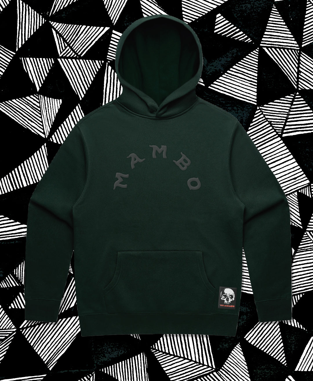Mambo Embroidered Logo Relaxed Hoodie