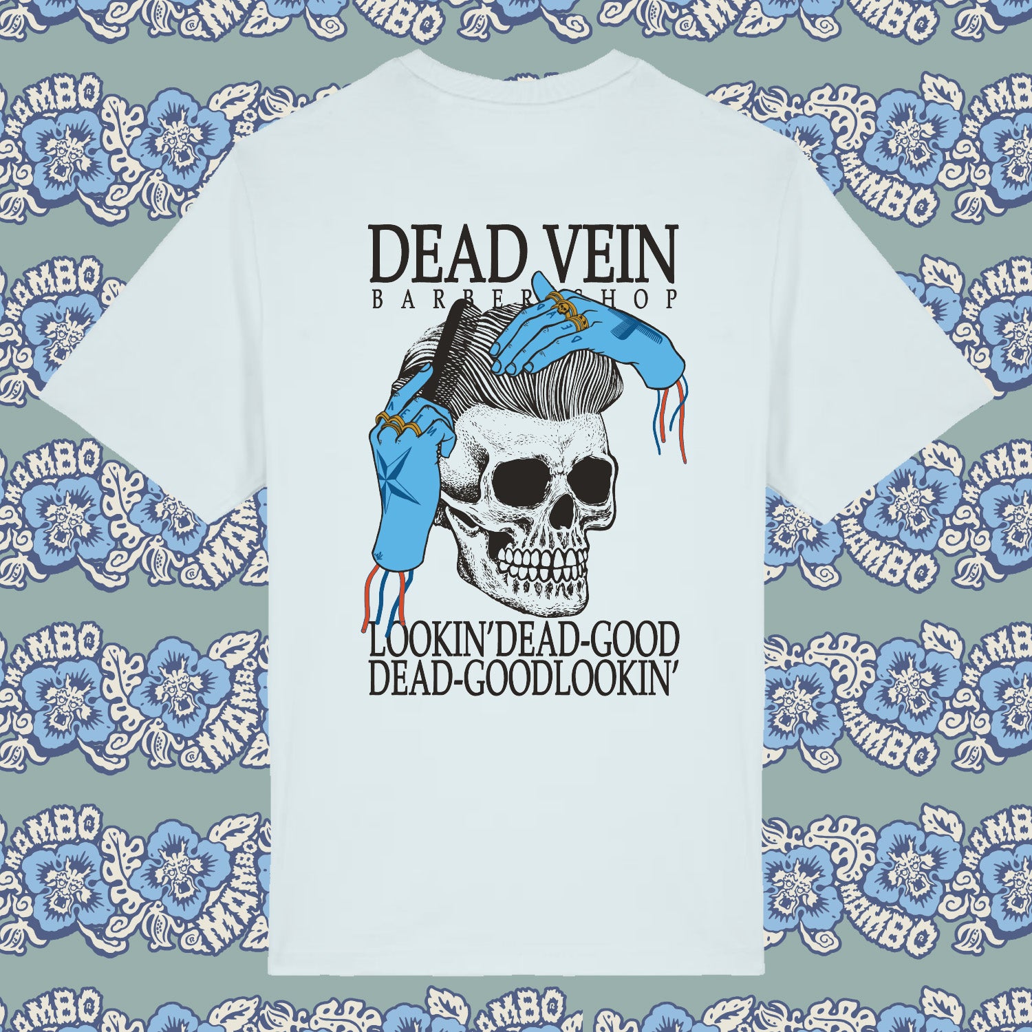 Mambo 'Dead Vein' Limited Edition T-Shirt - Blue Ice
