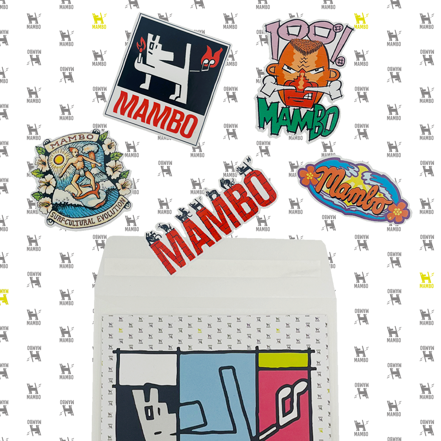 Mambo Logo Galore Sticker Pack - Mambo
