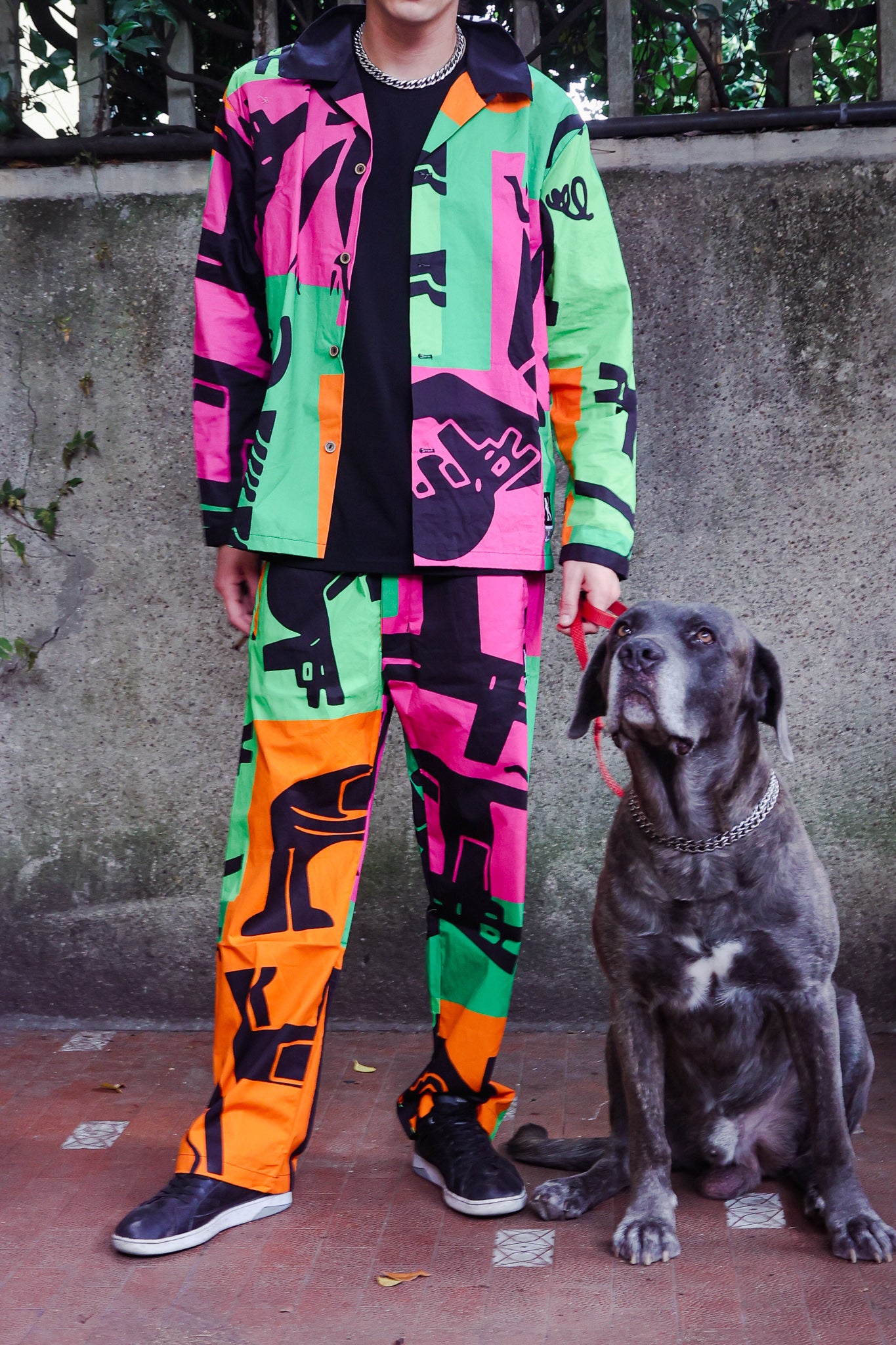 Big Dog Trouser - Neon Dog House