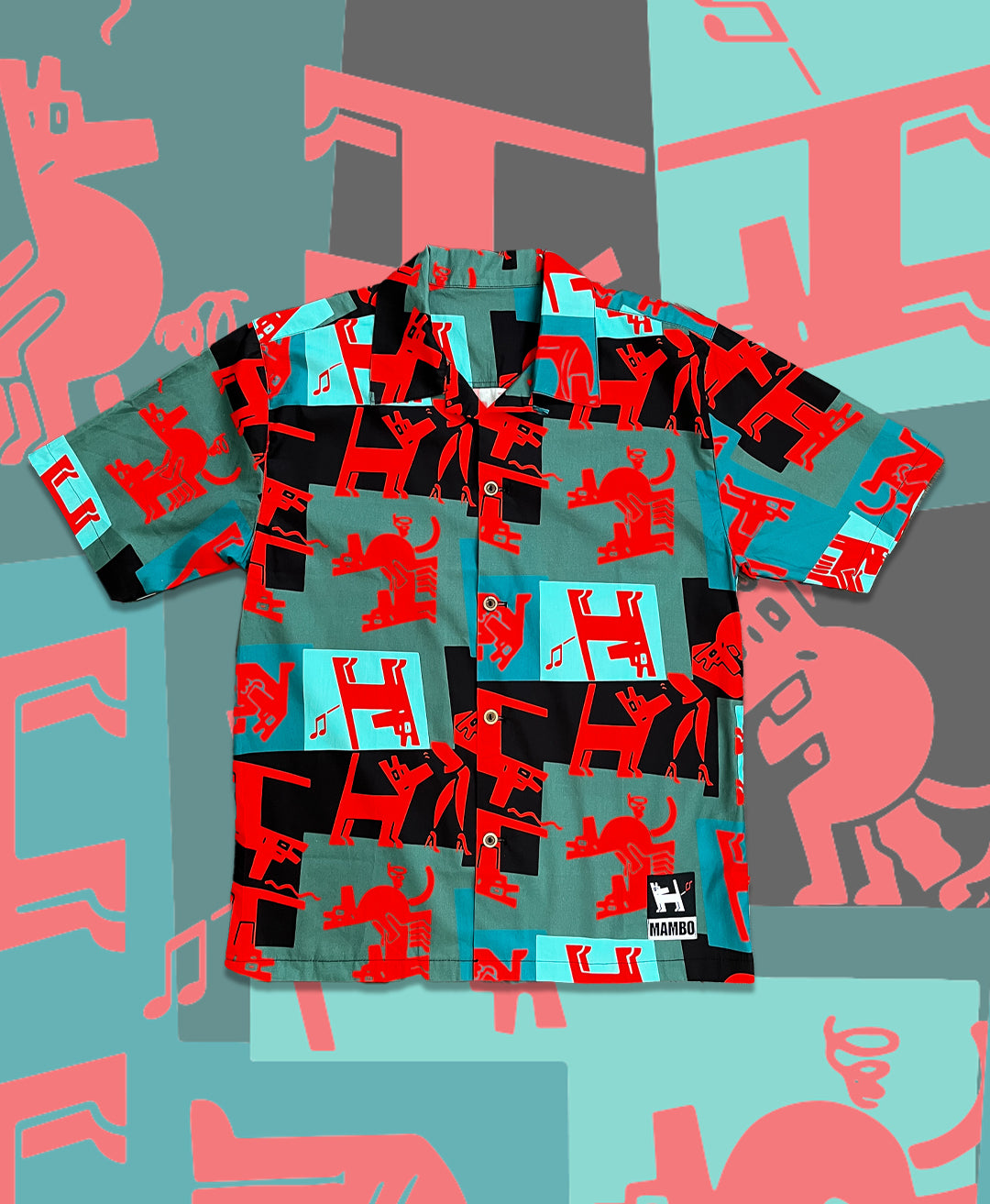 DJ Shirt - Blue Dog House