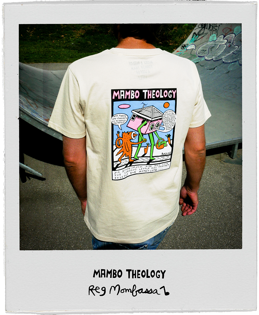 MAMBO THEOLOGY T-SHIRT - REG MOMBASSA