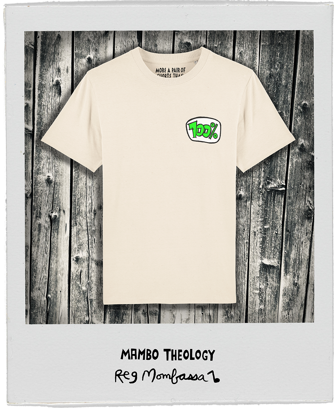 Mambo Theology Tee - Reg Mombassa