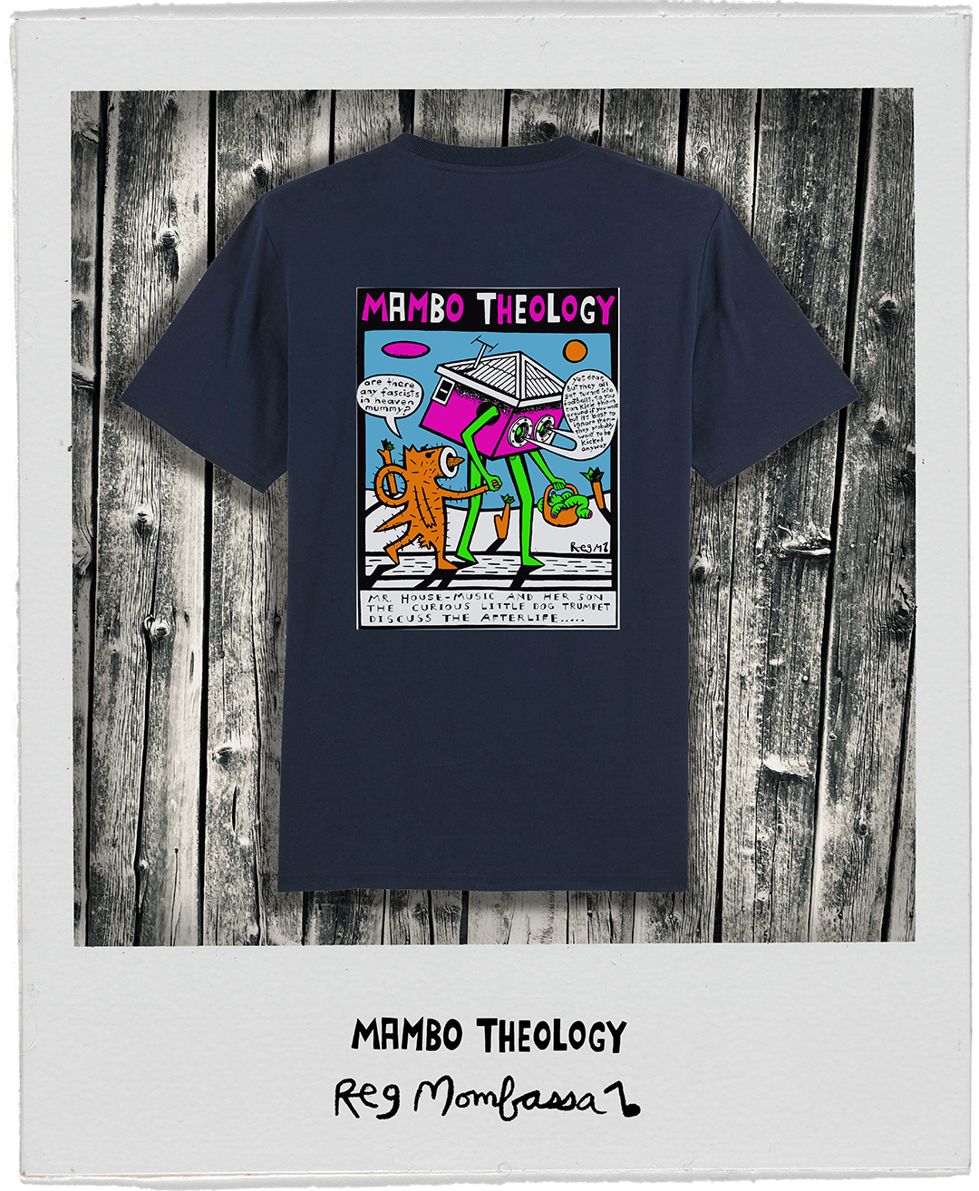 MAMBO THEOLOGY T-SHIRT - REG MOMBASSA